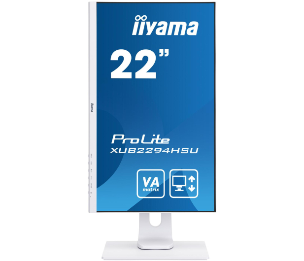 iiyama XUB2294HSU biały - 504178 - zdjęcie 2